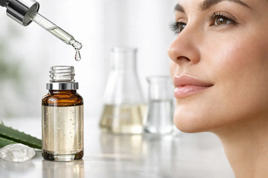 Serum med peptider for fastere og sterkere hud