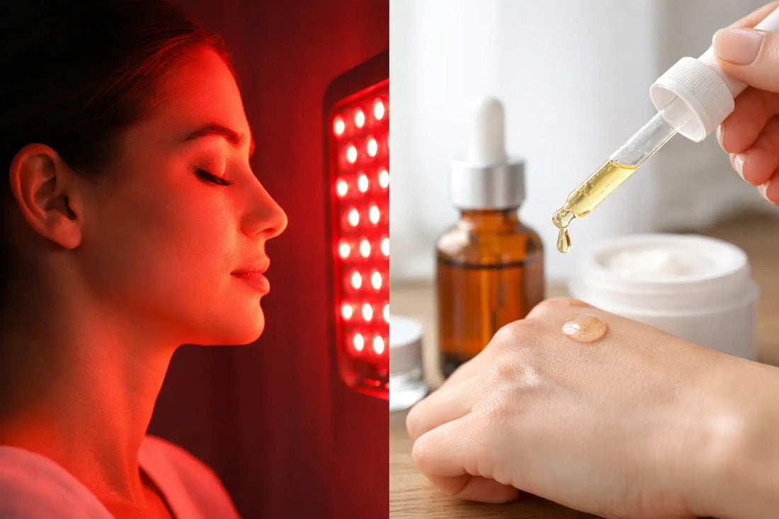 Rødt lys versus retinol for sunnere hud