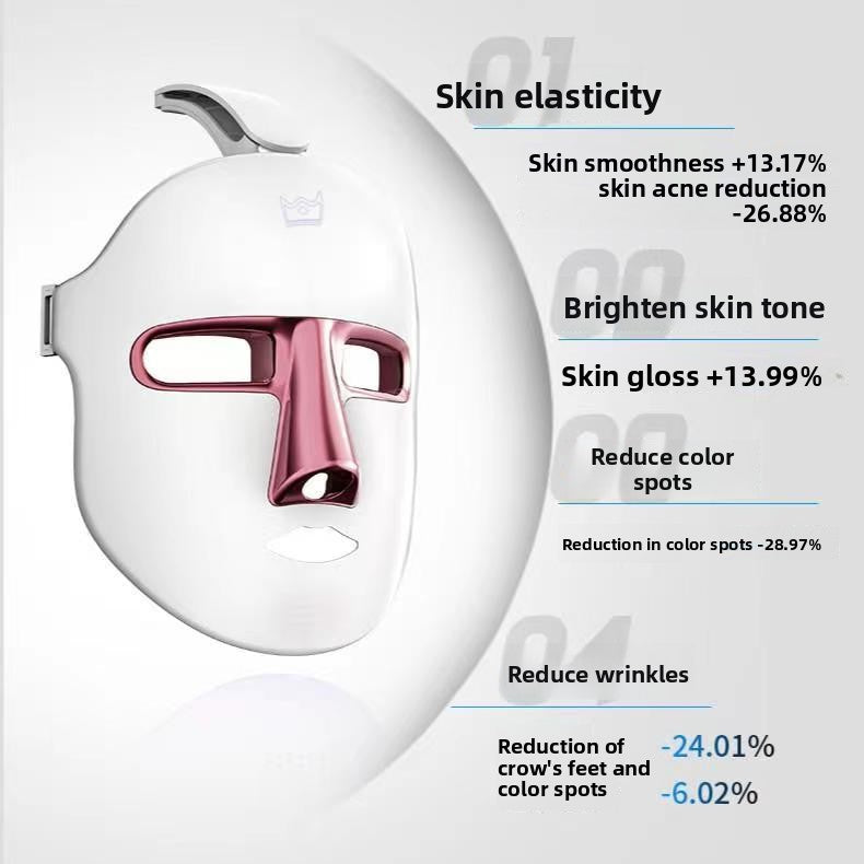 7-Farvet LED Lysterapi Ansigtsmaske
