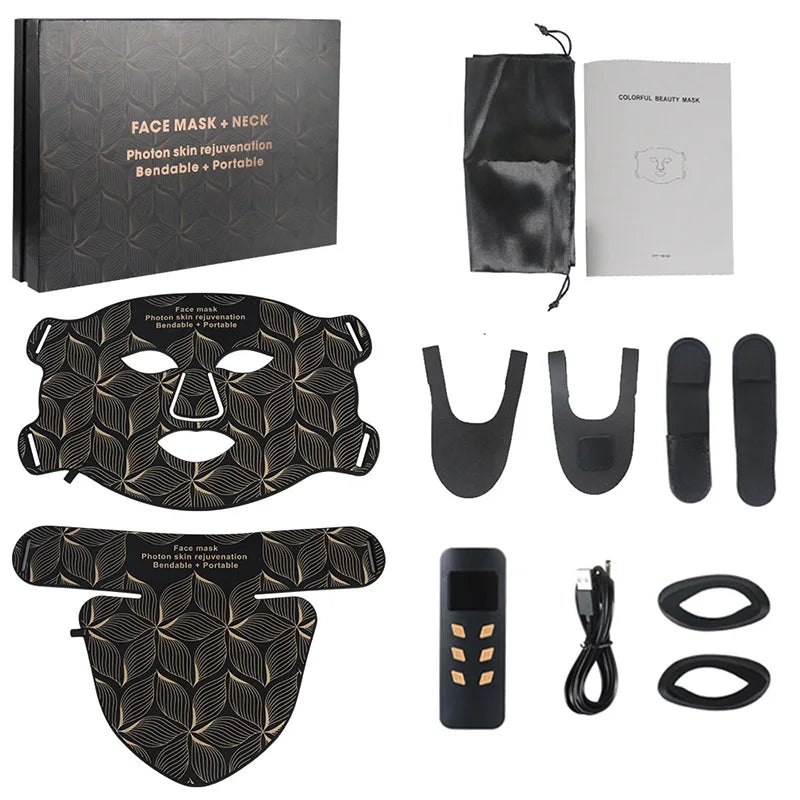 AvelineCare Pro LED-Maske 8-i-1 – Avanceret Lysterapi