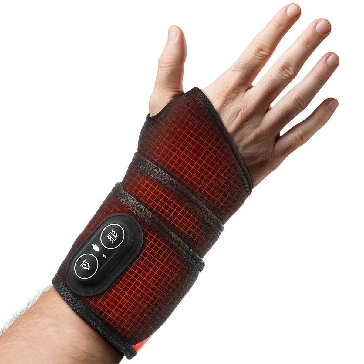 ThumbComfort – omslag med värme, rött ljus och vibrationsmassage